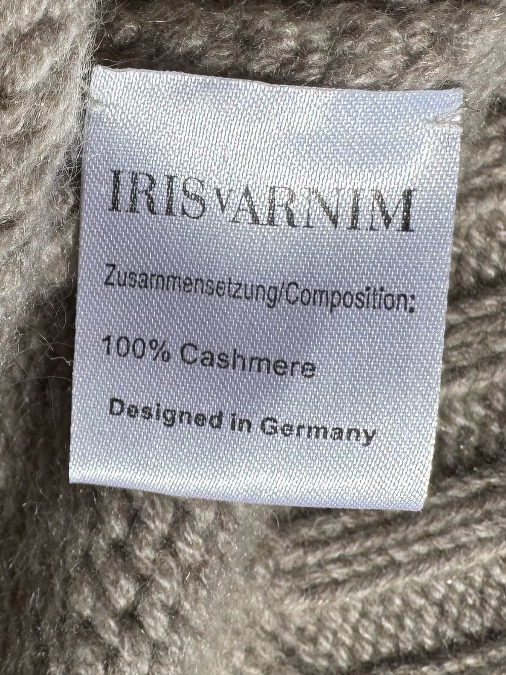 Iris von Arnim Cashmere Cardigan Embroidered Floral Sweater Cropped Luxury Knit - Picture 4 of 8